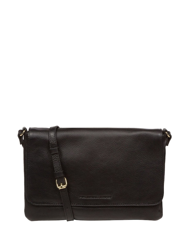 Pure Luxuries London Ruby Nappa Leather Cross-Body Bag - Image 1 of 6 Pure Luxuries London Ruby Nappa Leather Cross-Body Bag - Image 1 of 6
