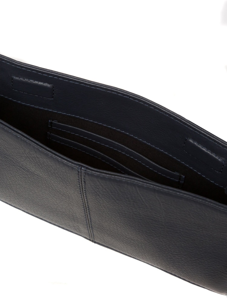 Pure Luxuries London Layla Nappa Leather Grab Clutch Bag - Image 5 of 7