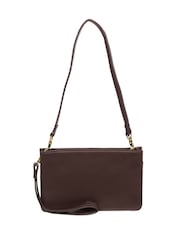 Pure Luxuries London Layla Nappa Leather Grab Clutch Bag - Image 1 of 5