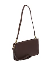 Pure Luxuries London Layla Nappa Leather Grab Clutch Bag - Image 5 of 5