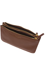 Pure Luxuries London Addison Nappa Leather Clutch Bag - Image 4 of 6