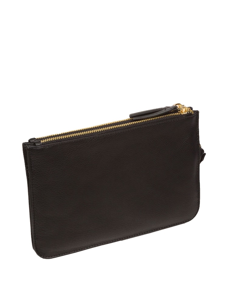 Pure Luxuries London Addison Nappa Leather Clutch Bag - Image 3 of 6