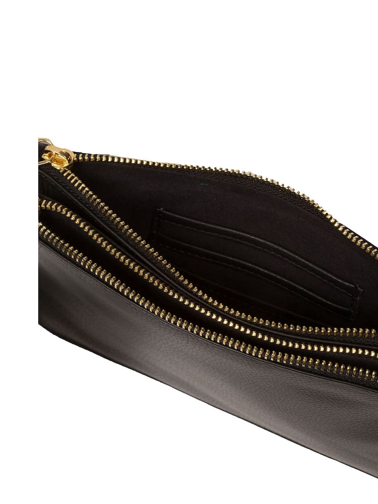 Pure Luxuries London Addison Nappa Leather Clutch Bag - Image 6 of 6