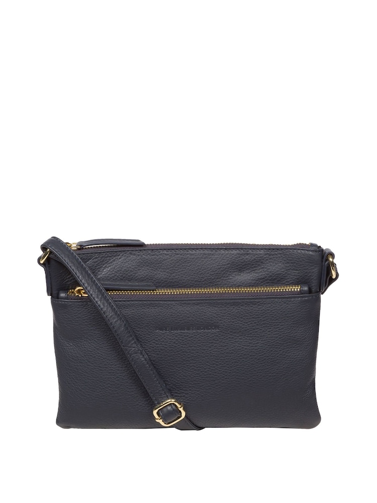 Pure Luxuries London Hannah Nappa Leather Cross-Body Bag - Image 1 of 7