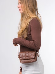 Pure Luxuries London Zoey Nappa Leather Cross-Body Bag - Image 8 of 8