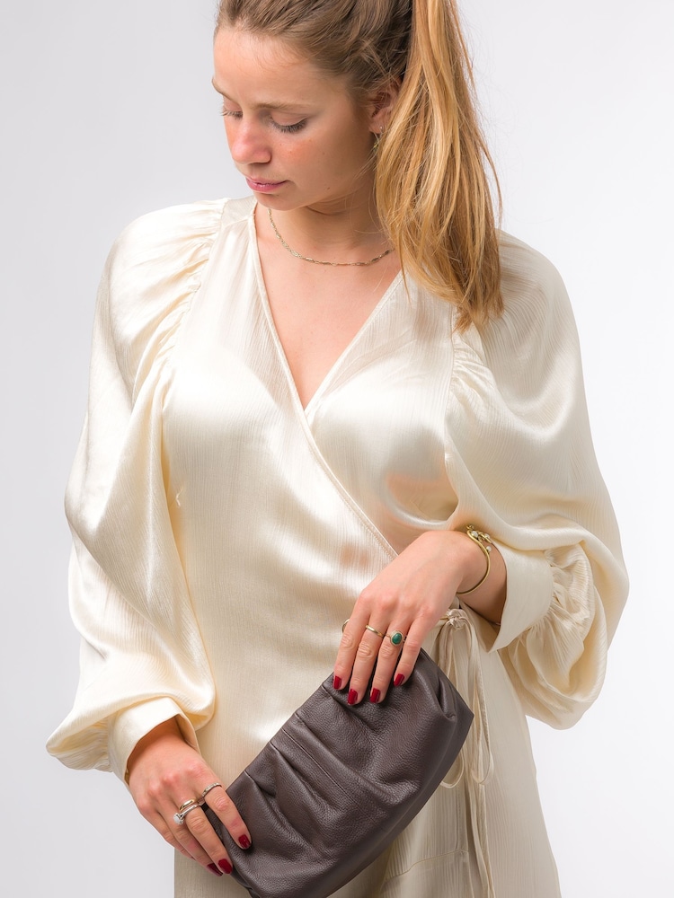 Pure Luxuries London Victoria Nappa Leather Grab Clutch Bag - Image 2 of 7