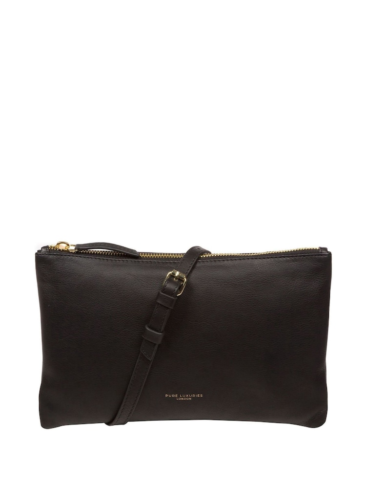 Pure Luxuries London Anya Nappa Leather Cross-Body Bag - Image 1 of 7