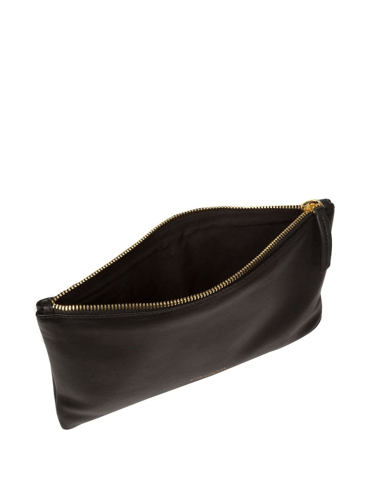 Schwarz - Pure Luxuries London Anya Umhängetasche aus Nappaleder - Bild 3 von 3