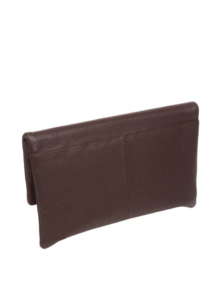 Braun - Pure Luxuries London Amelia Clutch aus Nappaleder - Bild 3 von 3
