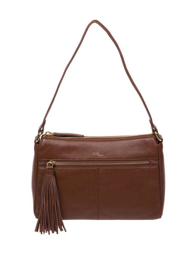 Pure Luxuries London Isabella Nappa Leather Grab Bag - Image 1 of 6