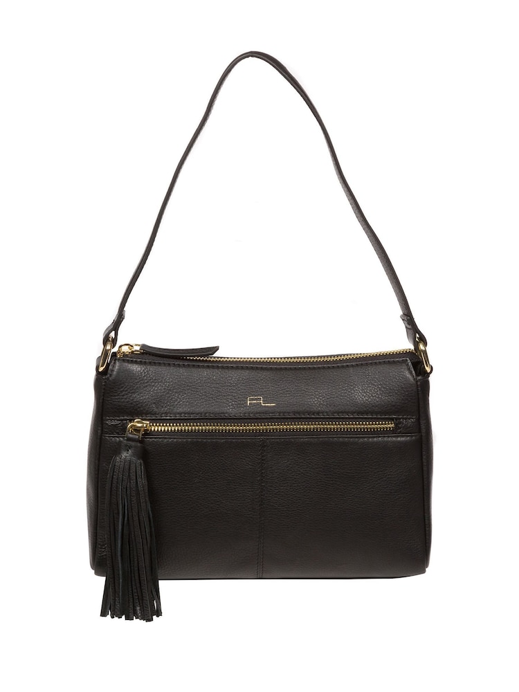 Pure Luxuries London Isabella Nappa Leather Grab Bag - Image 1 of 6
