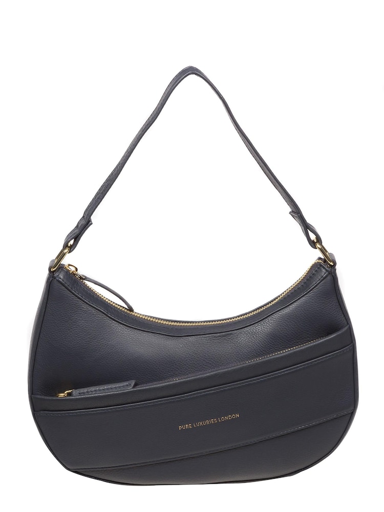 Pure Luxuries London Emma Nappa Leather Grab Bag - Image 1 of 6 Pure Luxuries London Emma Nappa Leather Grab Bag - Image 1 of 6