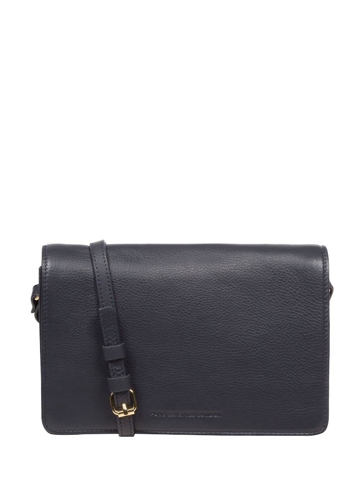 Blau - Pure Luxuries London Gwen Umhängetasche aus Nappaleder - Bild 1 von 7