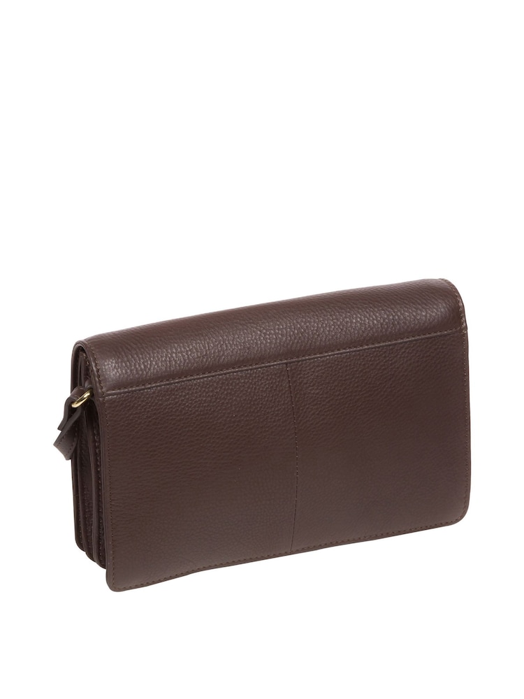 Braun - Pure Luxuries London Gwen Umhängetasche aus Nappaleder - Bild 2 von 7 Braun - Pure Luxuries London Gwen Umhängetasche aus Nappaleder - Bild 2 von 7