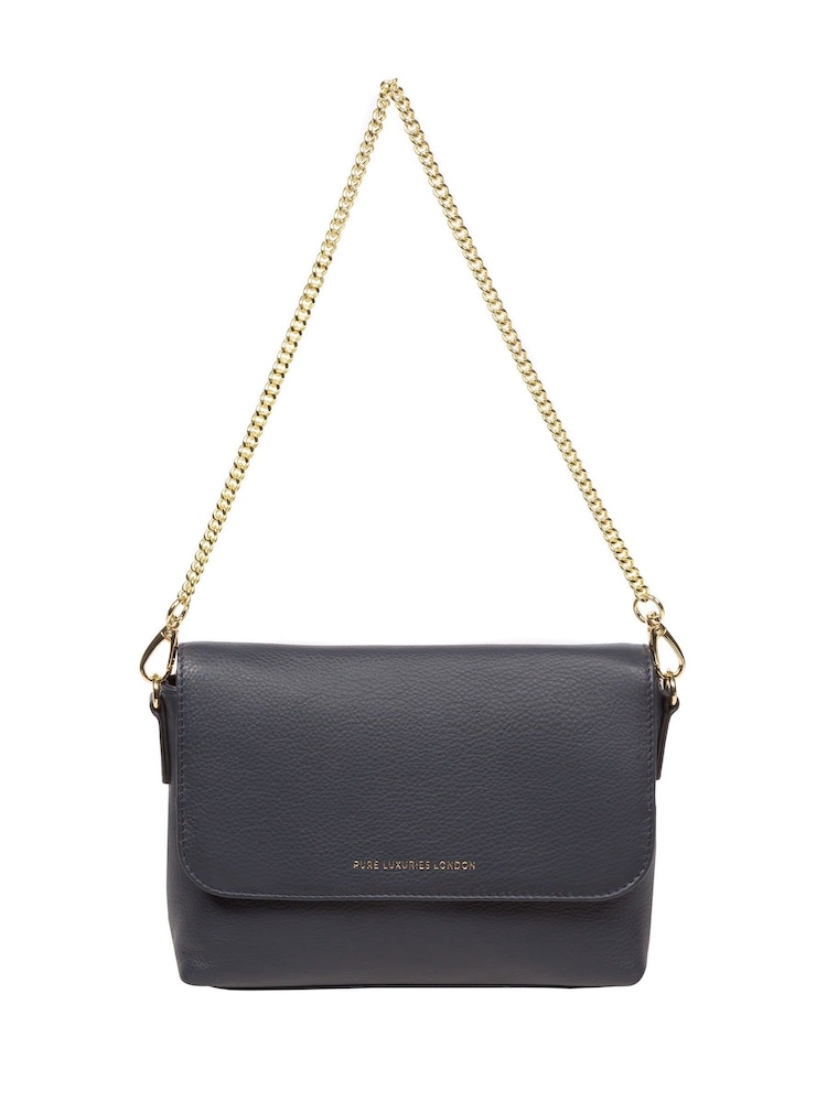 Pure Luxuries London Jazmine Nappa Leather Grab Clutch Bag - Image 1 of 7
