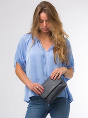 Pure Luxuries London Jazmine Nappa Leather Grab Clutch Bag - Image 3 of 7