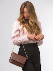 Pure Luxuries London Jazmine Nappa Leather Grab Clutch Bag - Image 6 of 8