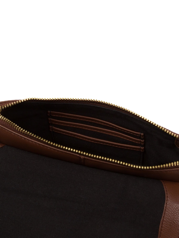 Tan - Pure Luxuries London Jazmine Handtasche aus Nappaleder - Bild 7 von 7