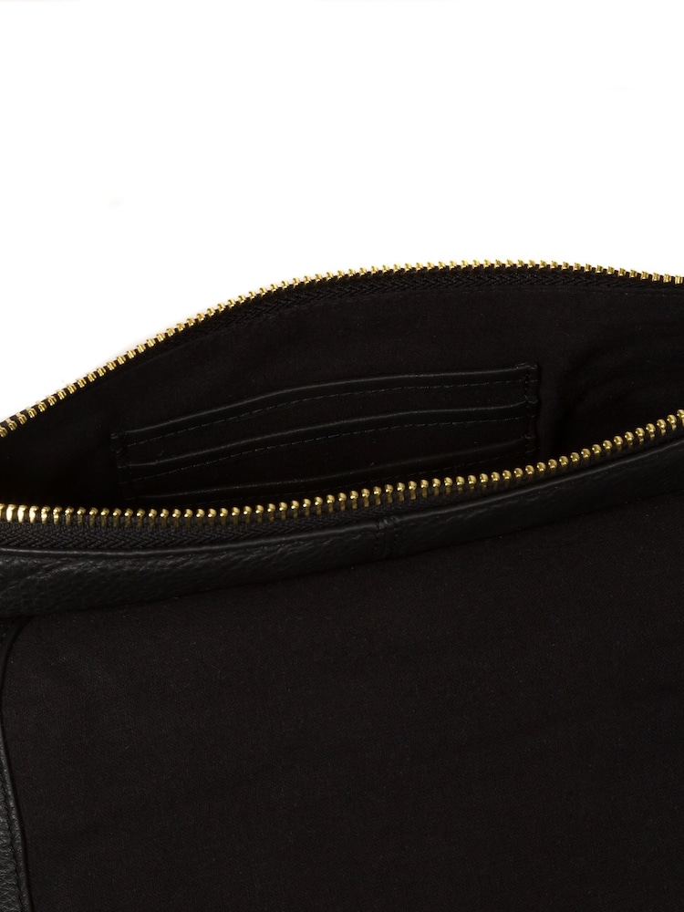 Pure Luxuries London Jazmine Nappa Leather Grab Clutch Bag - Image 6 of 6