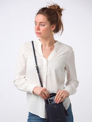 Pure Luxuries London Kiana Nappa Leather Cross-Body Phone Bag - Image 1 of 6