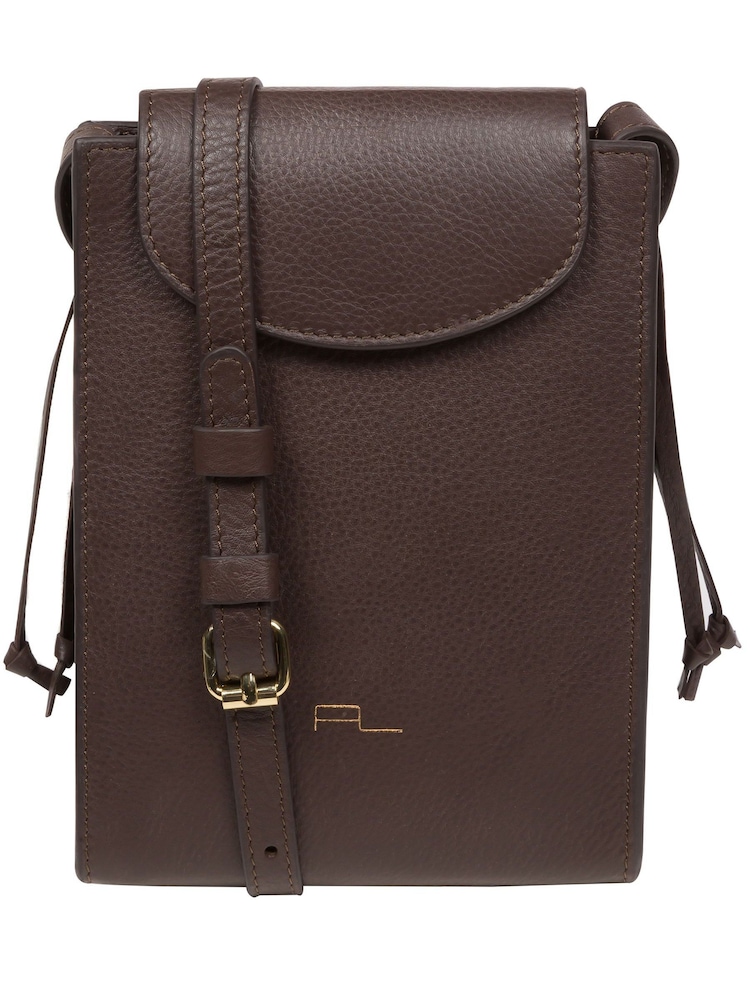 Pure Luxuries London Kiana Nappa Leather Cross-Body Phone Bag - Image 1 of 6