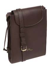Pure Luxuries London Kiana Nappa Leather Cross-Body Phone Bag - Image 3 of 6