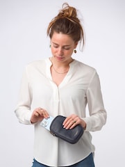 Pure Luxuries London Alaina Nappa Leather Cross-Body Phone Bag - Image 3 of 8