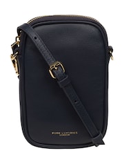 Pure Luxuries London Alaina Nappa Leather Cross-Body Phone Bag - Image 4 of 8