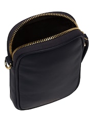 Pure Luxuries London Alaina Nappa Leather Cross-Body Phone Bag - Image 6 of 8