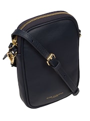 Pure Luxuries London Alaina Nappa Leather Cross-Body Phone Bag - Image 7 of 8