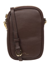 Pure Luxuries London Alaina Nappa Leather Cross-Body Phone Bag - Image 1 of 7