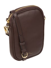 Pure Luxuries London Alaina Nappa Leather Cross-Body Phone Bag - Image 4 of 7