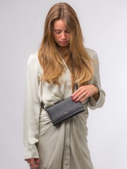 Pure Luxuries London Saffron Nappa Leather Cross-Body Clutch Bag - Image 3 of 7