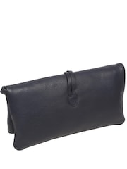 Blau - Pure Luxuries London Selene Umhänge-Clutch aus Nappaleder - Bild 2 von 5