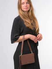 Pure Luxuries London Layla Nappa Leather Grab Clutch Bag - Image 6 of 7