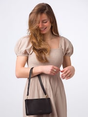 Pure Luxuries London Layla Nappa Leather Grab Clutch Bag - Image 1 of 8