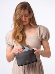 Pure Luxuries London Layla Nappa Leather Grab Clutch Bag - Image 2 of 8