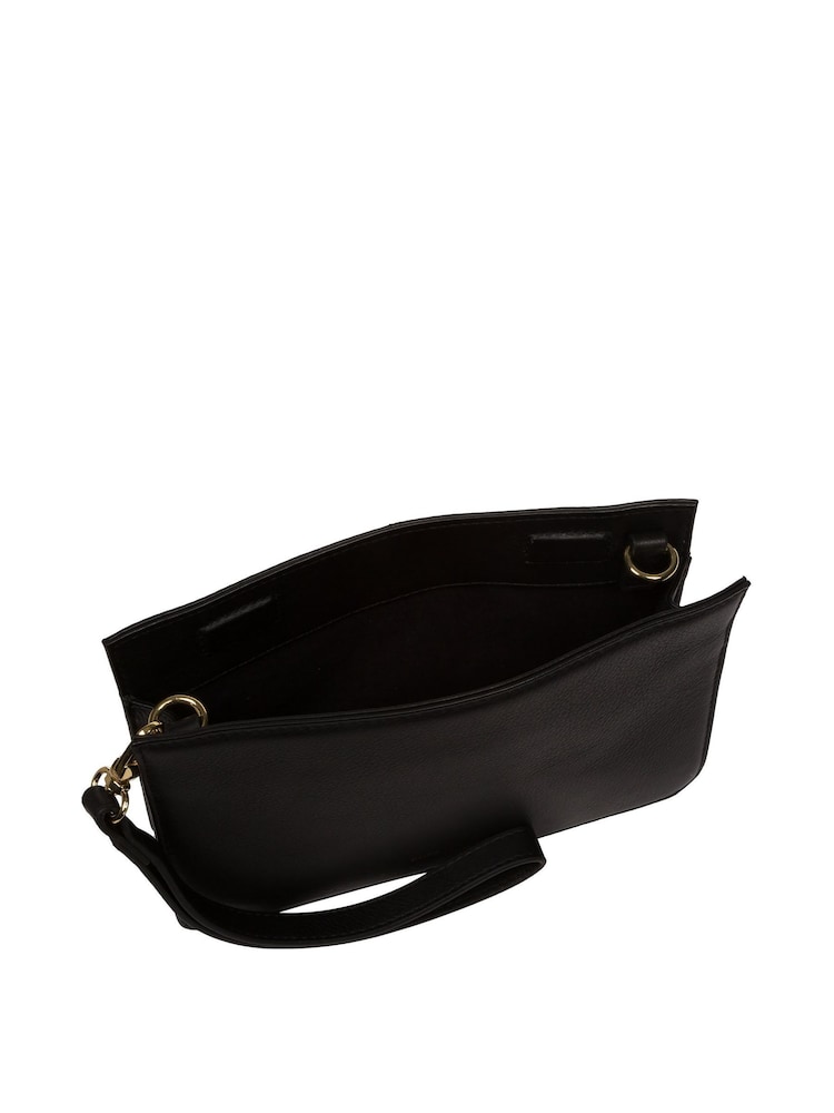 Pure Luxuries London Layla Nappa Leather Grab Clutch Bag - Image 6 of 8