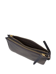 Blau - Pure Luxuries London Addison Clutch aus Nappaleder - Bild 4 von 6
