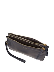 Blau - Pure Luxuries London Addison Clutch aus Nappaleder - Bild 5 von 6