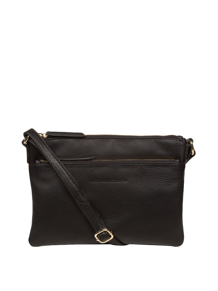 Pure Luxuries London Hannah Nappa Leather Cross-Body Bag - Image 1 of 7