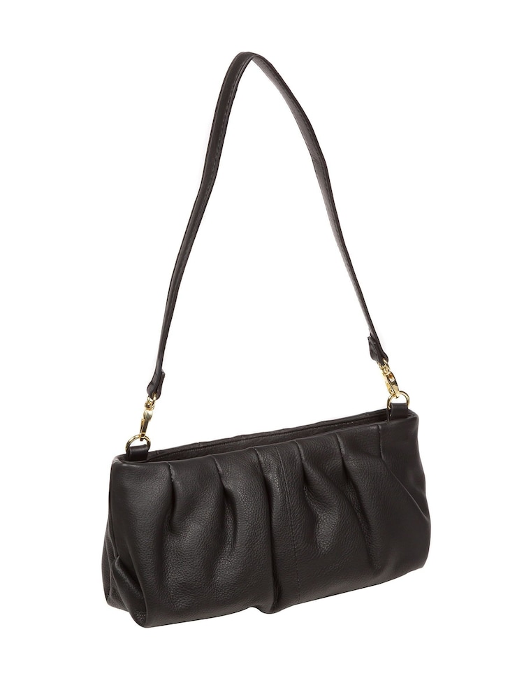 Pure Luxuries London Victoria Nappa Leather Grab Clutch Bag - Image 3 of 8