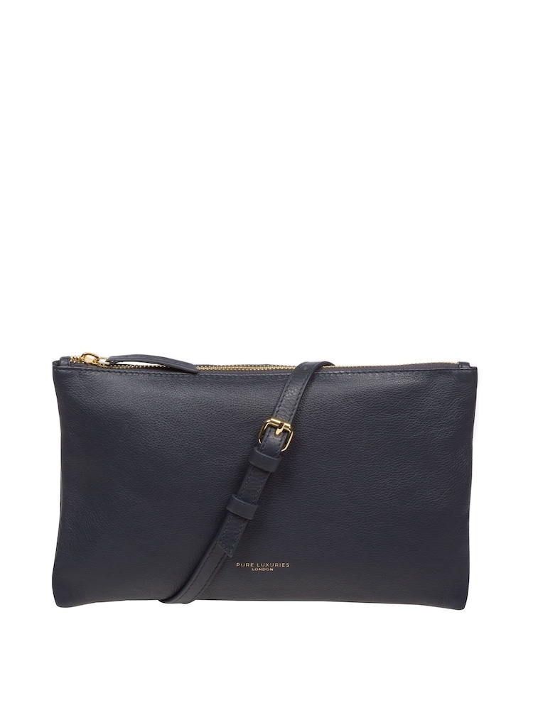 Pure Luxuries London Anya Nappa Leather Cross-Body Bag - Image 1 of 7