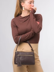 Pure Luxuries London Isabella Nappa Leather Grab Bag - Image 1 of 6