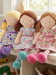 Fran Rag Doll with Personalised Fleece Blanket Gift Set - Image 4 of 6