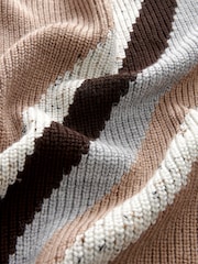 Neutral Brown Off The Shoulder Jumper - Image 6 of 6