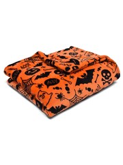 Bedlam Red Teddy Boo Plush Fleece Throw - Image 2 of 3