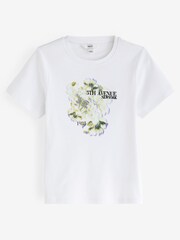 Ecru Slim Fit Graphic T-Shirt - Image 6 of 7