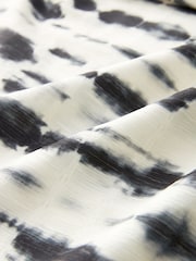 Ecru Tie Dye Short Sleeve Textured T-Shirt - Image 6 of 6