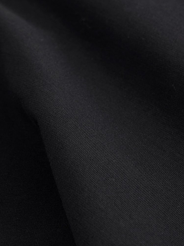 Black Square Neck Short Sleeve T-Shirt - Image 6 of 6